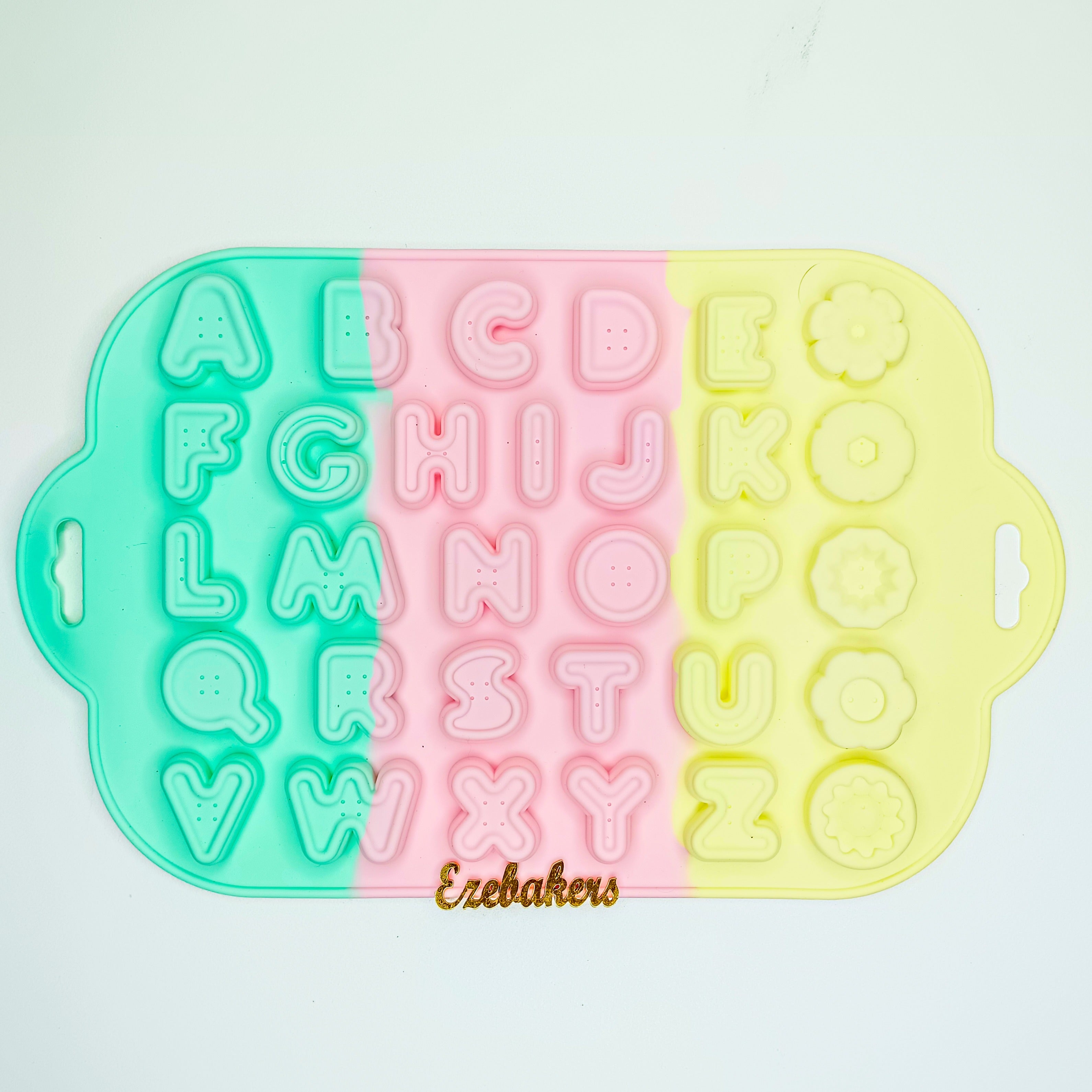 Alphabet Chocolate Letter Mold CM111