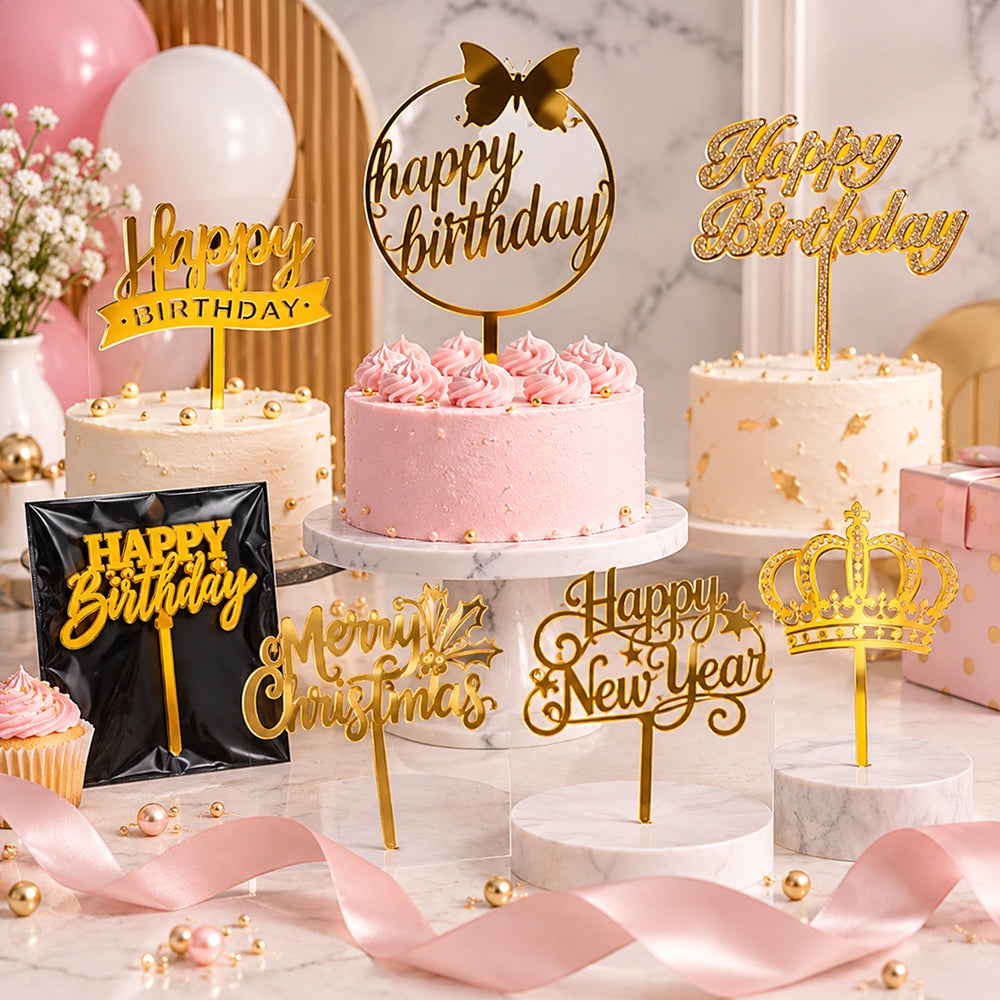 Acrylic Cake Toppers