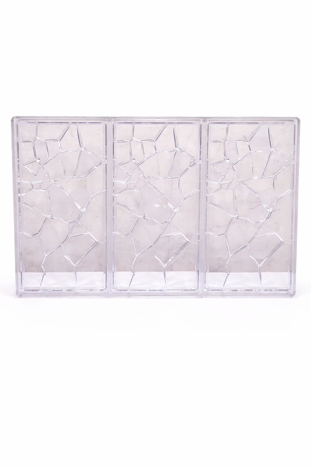 Cracked Rectangle Chocolate Mold – Textured Polycarbonate Bar Mold | PC008