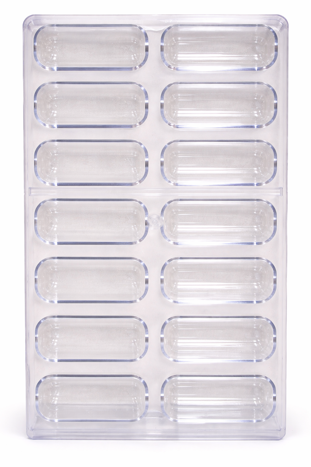 Rectangle Shape Chocolate Mold – Clear Polycarbonate Candy Mold | PC006