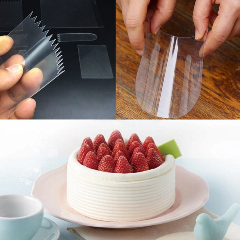 Flexible Scraper transparent 9 Piece set BT138