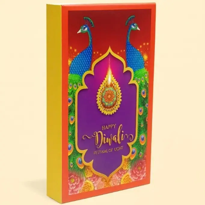 Diwali Bar Chocolate Gift Box 6×3 Inches – Festive Decorative Packaging | CB032 |