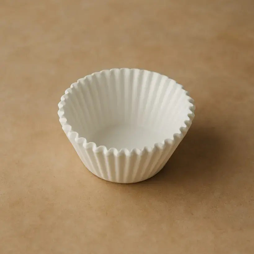 CL026 – 8CM White Cupcake Liners | Plain Baking Cups (1 Packet = 100 Pieces)
