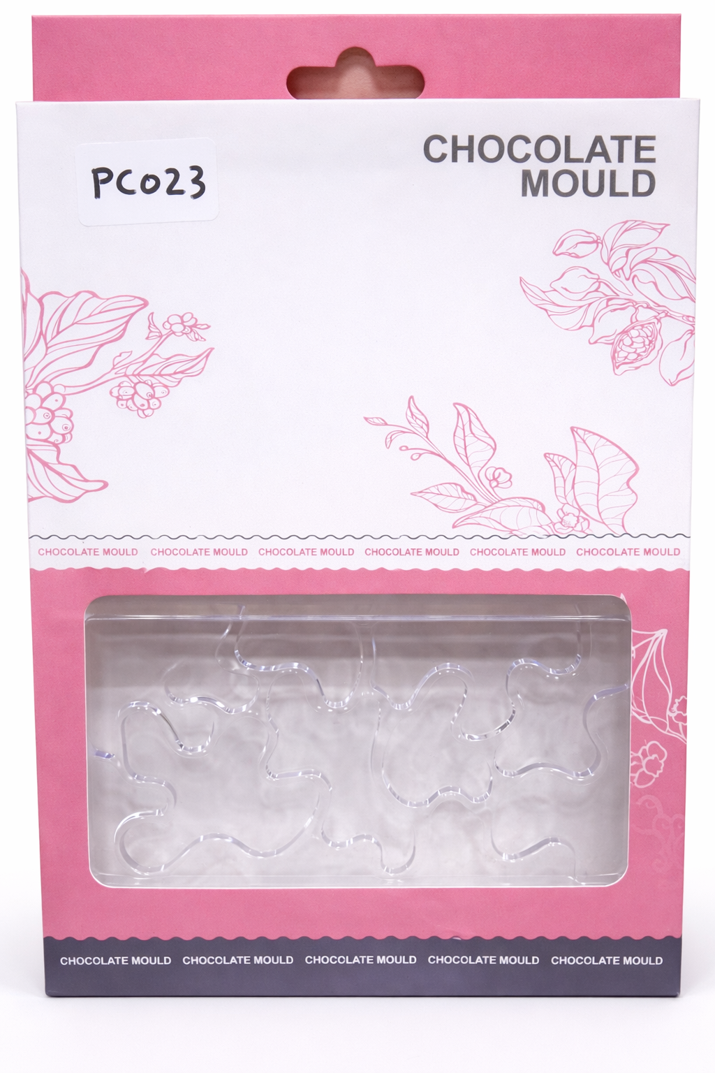 Puzzle Shape Chocolate Mold – Interlocking Abstract Design | PC023