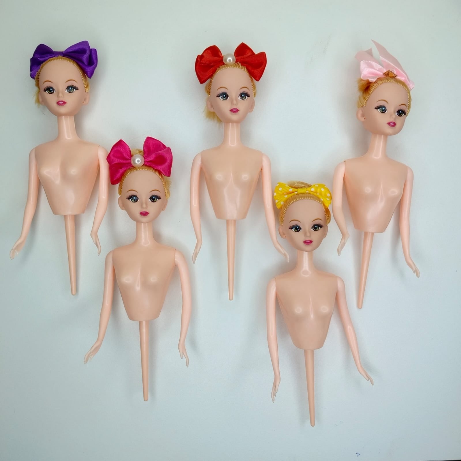 Half body Sweet Barbie Hot Pot Doll 19cm 10pcs packet  BT041