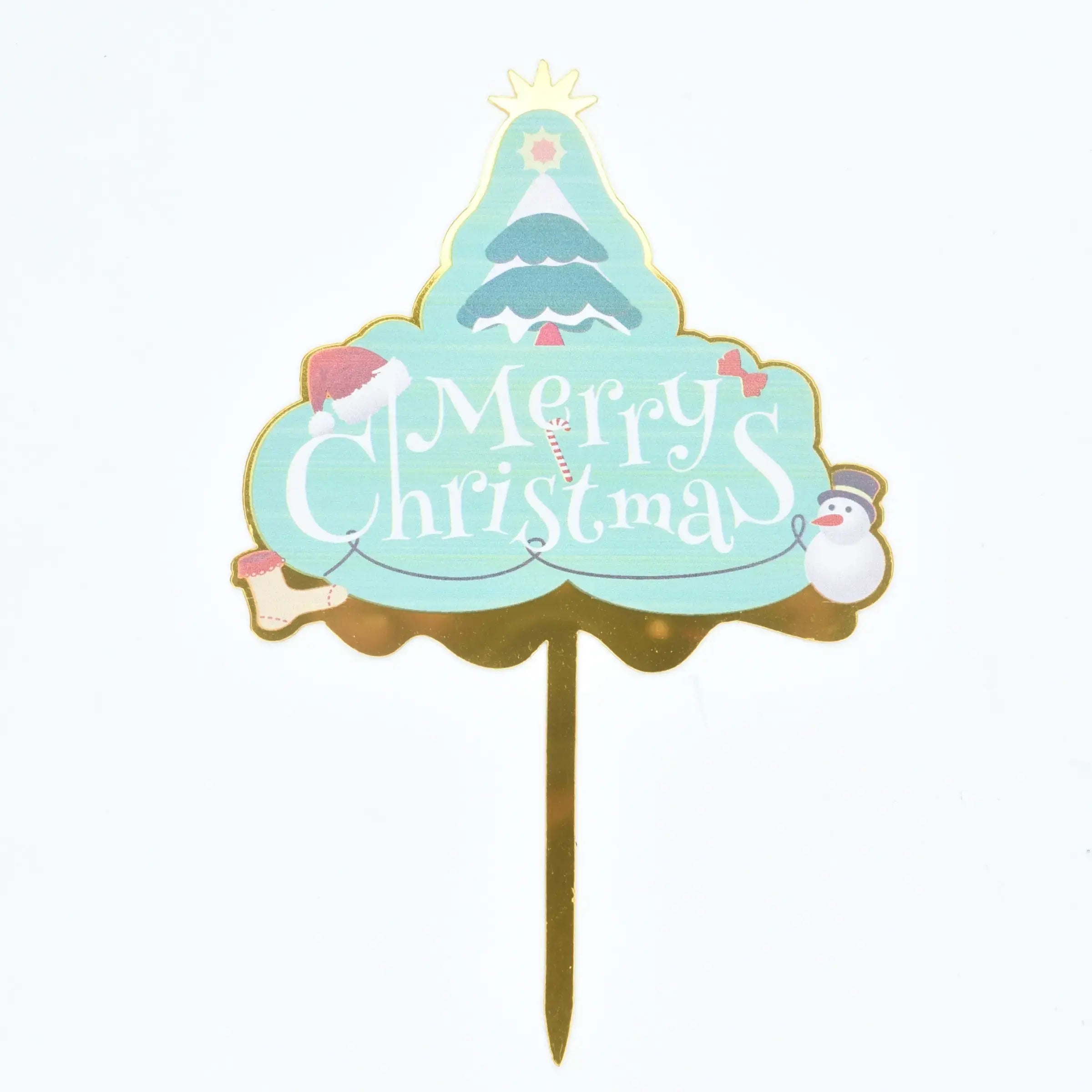 Christmas Themed Cake Topper Design 7  TPR174