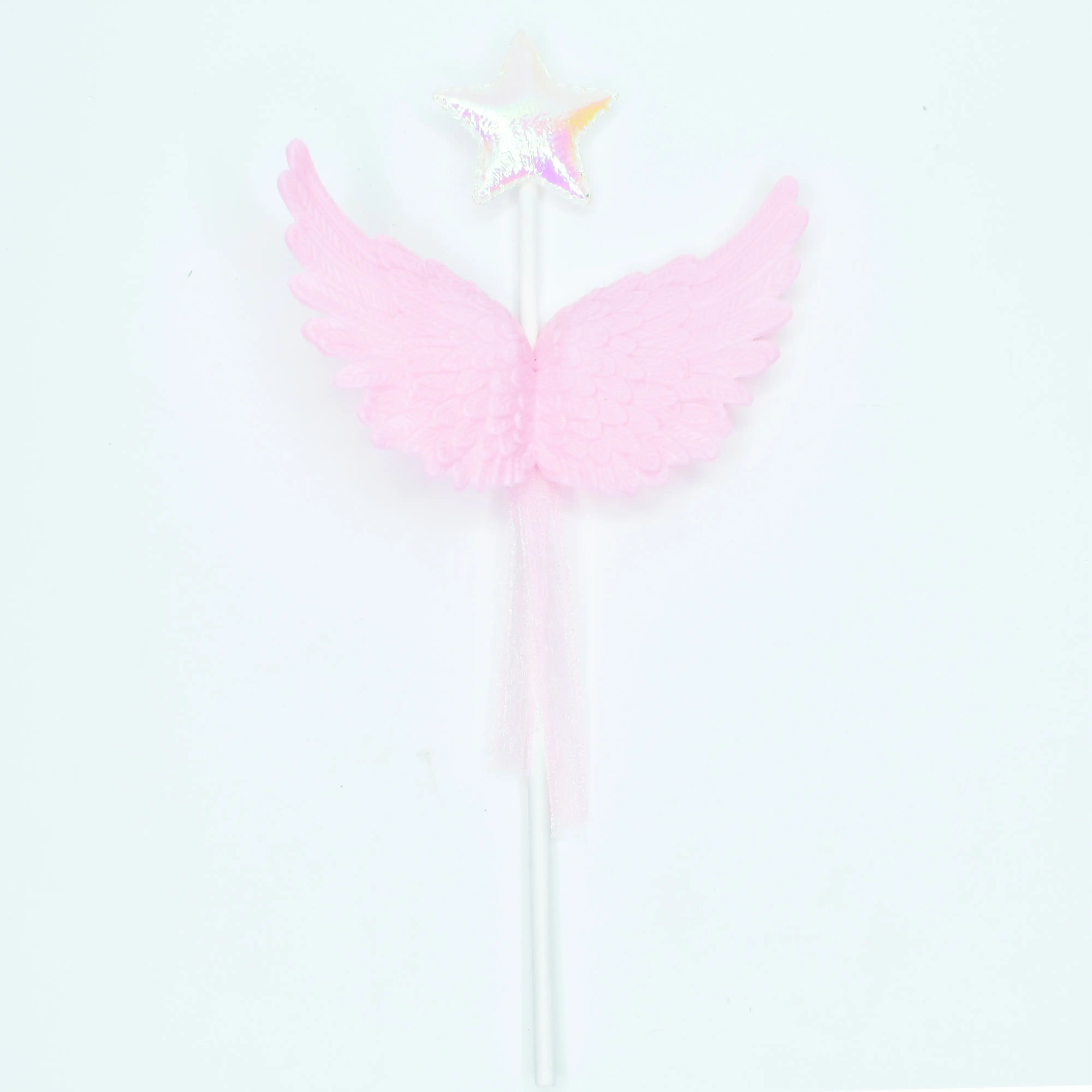 Pink Wings with Star Cake Topper TPR159