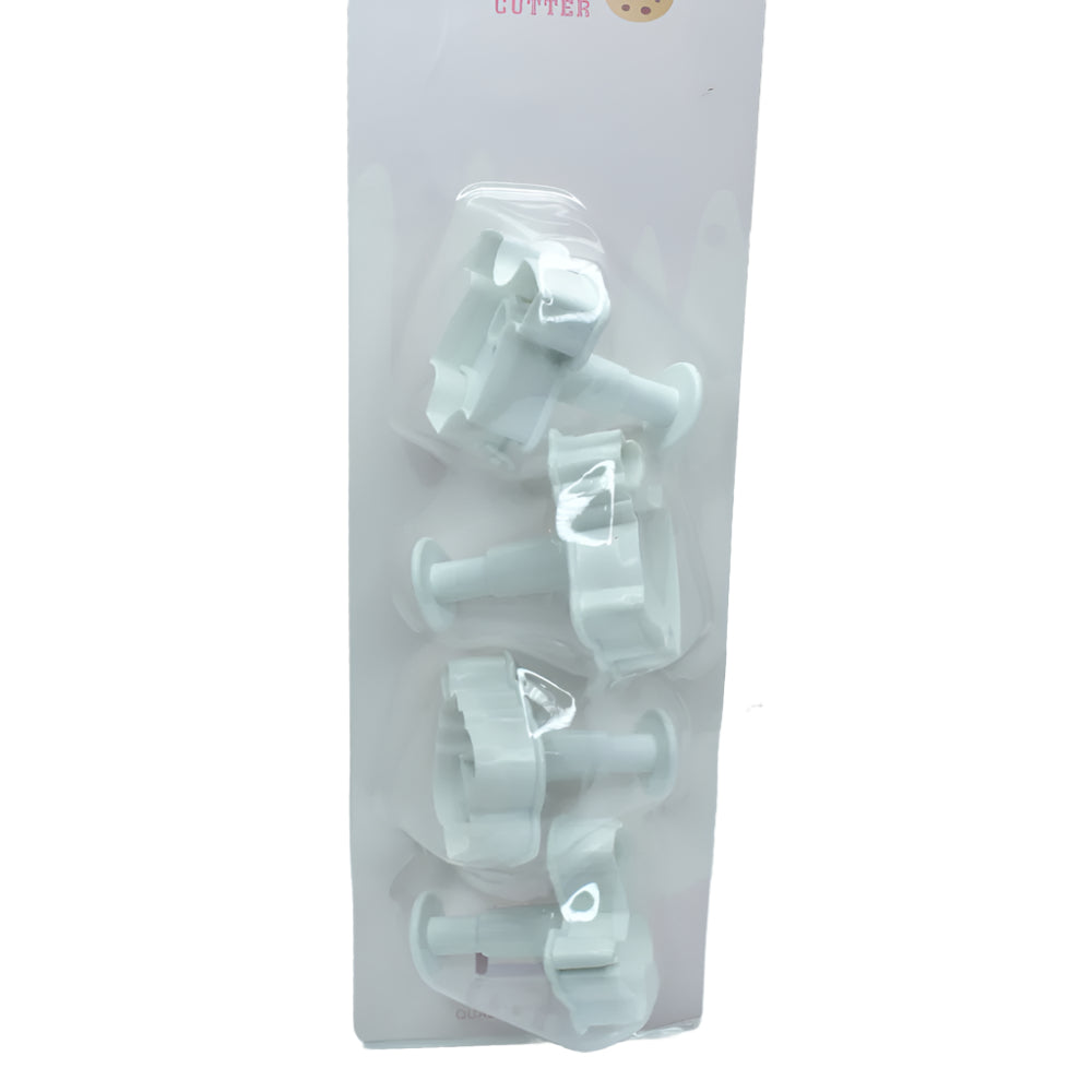 4 in 1 Baby Plunger Fondant & Cookie Cutter set in its original packaging.