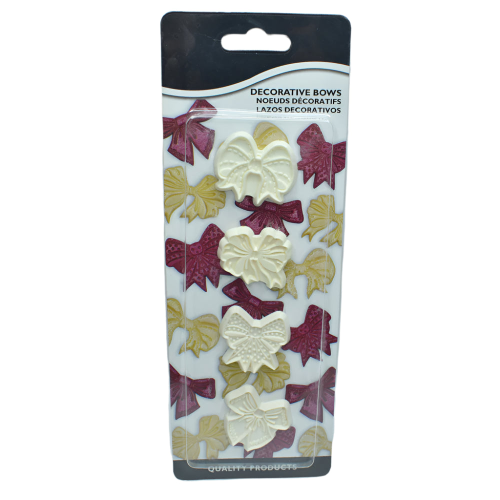 4 in 1 Bows Fondant & Cookie Cutter set in its original packaging.