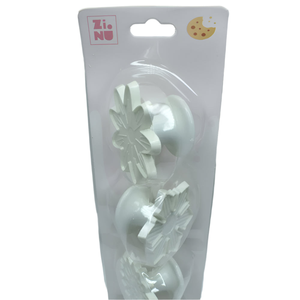 4 in 1 Flower Plunger Fondant & Cookie Cutter set in its original packaging.