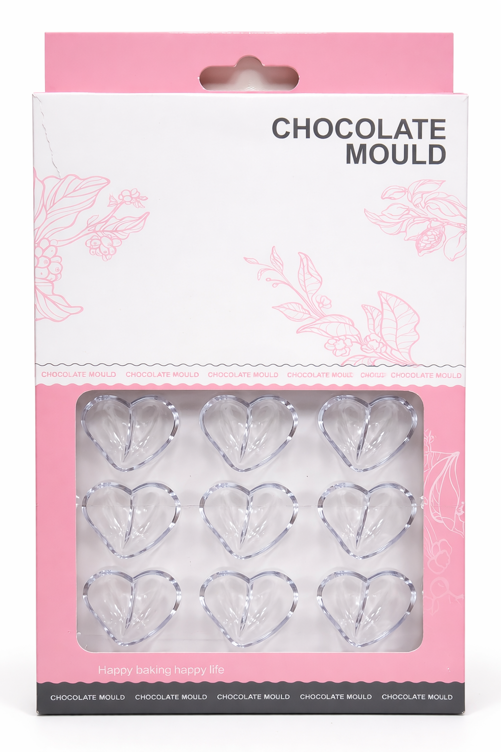 Heart Shape Polycarbonate Chocolate Mold – Professional Candy Mold Design 1 | PC001