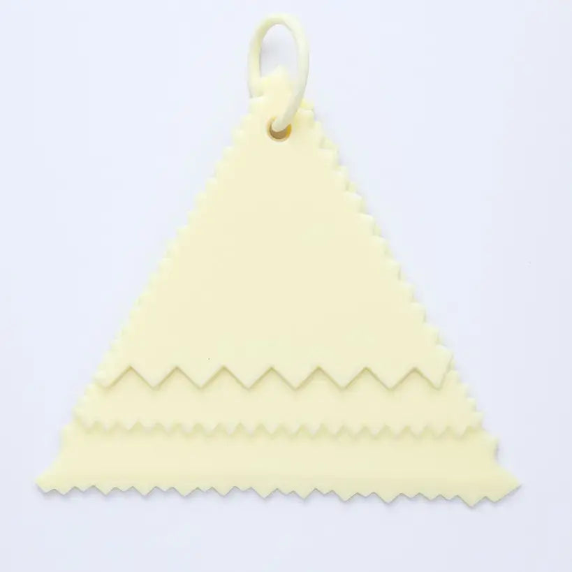BT286 3 in 1 Triangle Scraper – Multi-Edge Cake Icing Tool for Smooth Finishes