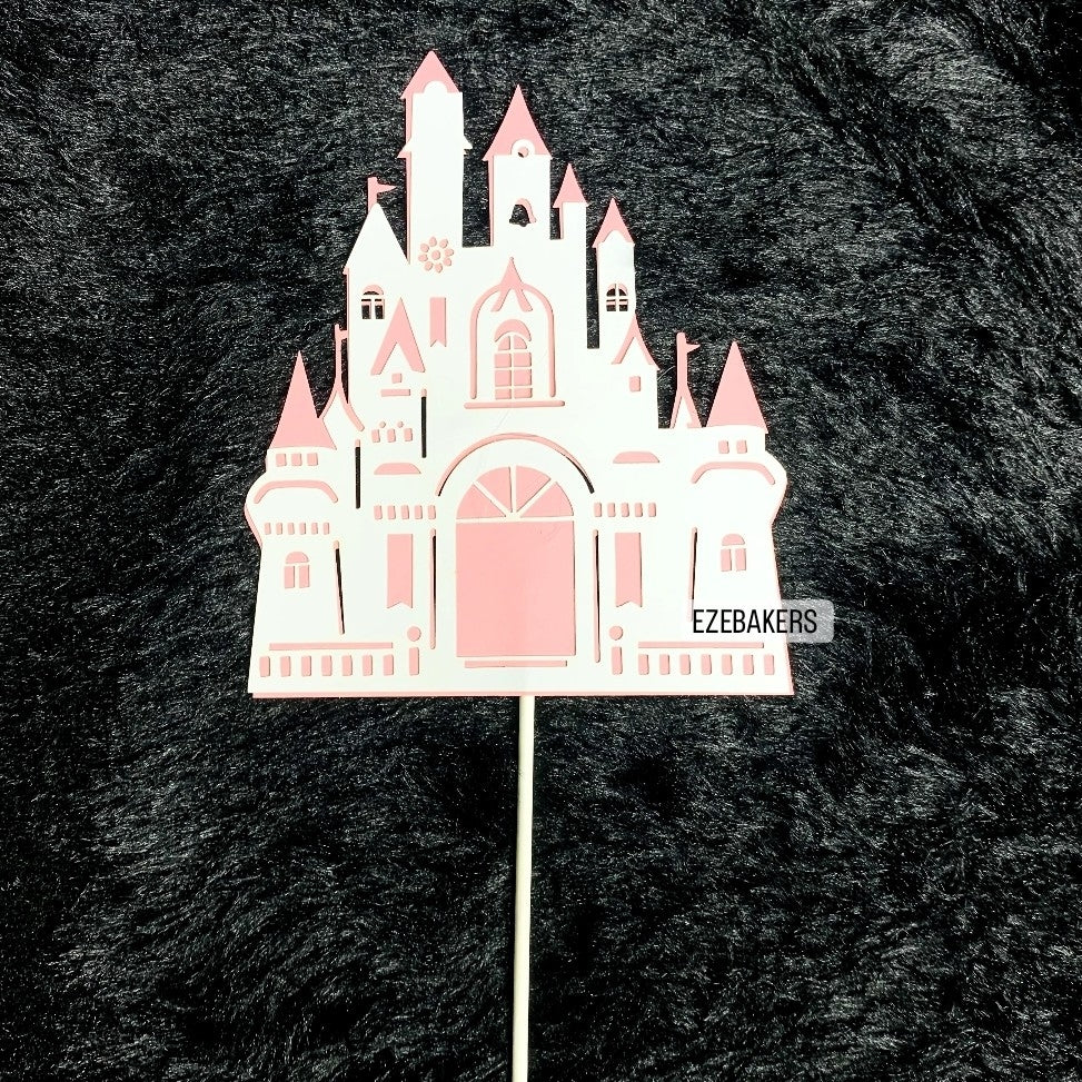 Beautiful Castle Cake Topper  TPR214