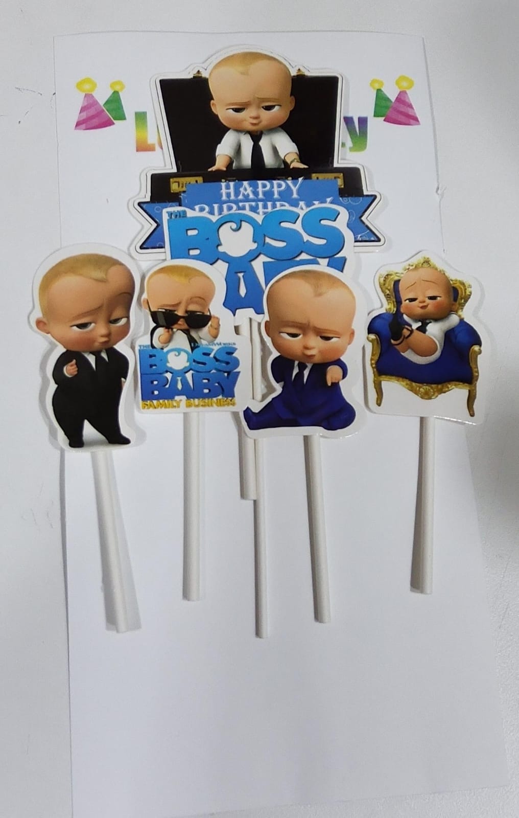 Cartoon Theme Topper – Fun Decorative Cake Accent | TPR218