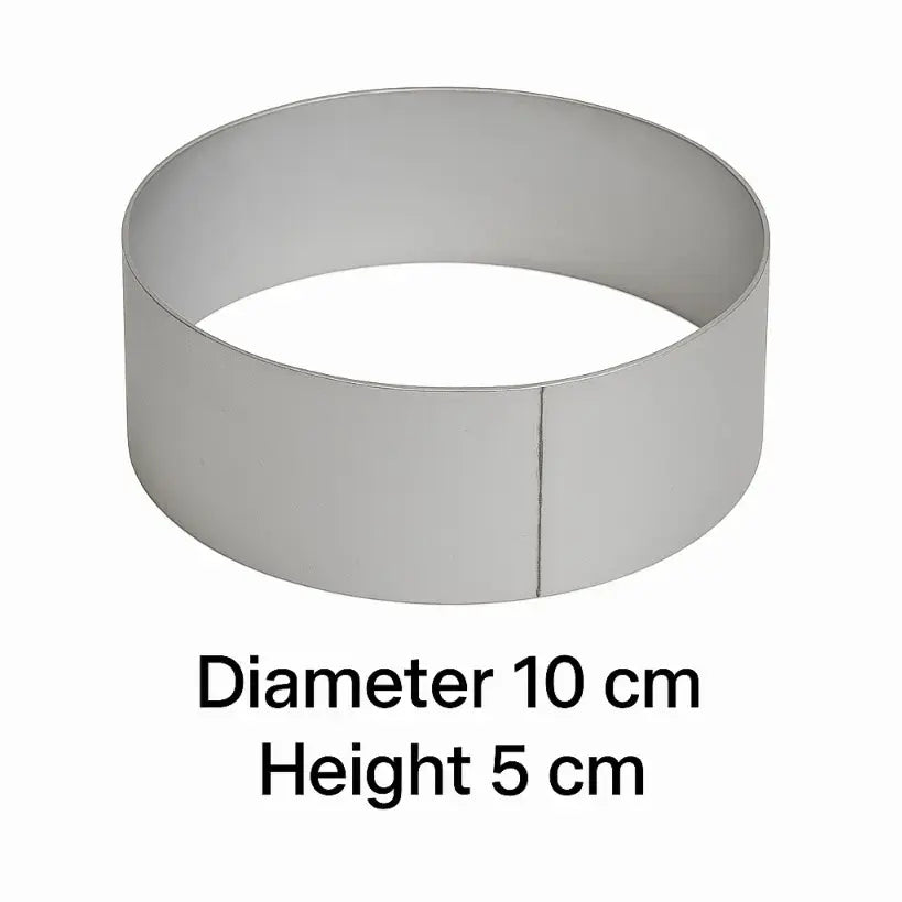 Round Cake Ring Molds – Stainless Steel Mousse & Dessert Mold (Multiple Designs) | BT253A
