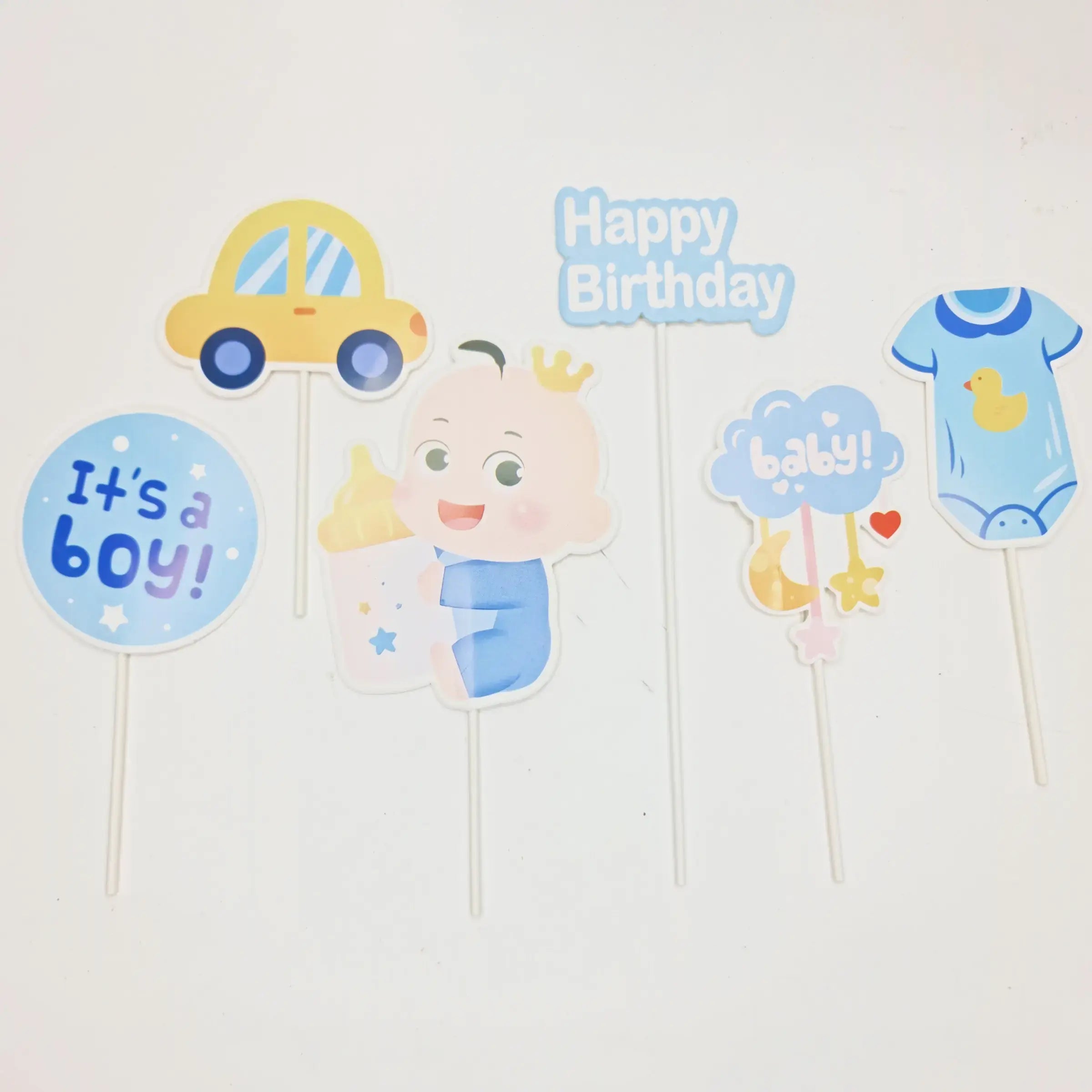 Paper Cartoon Themed Cake Topper (Multiple Designs) TPR005