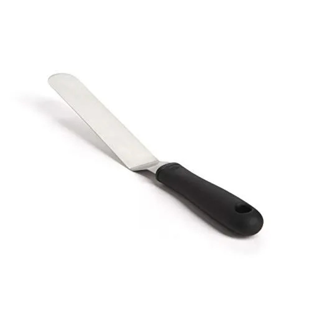 6-Inch Angular Pallet Knife displayed on a white background for a clear view of its design and angled blade.
