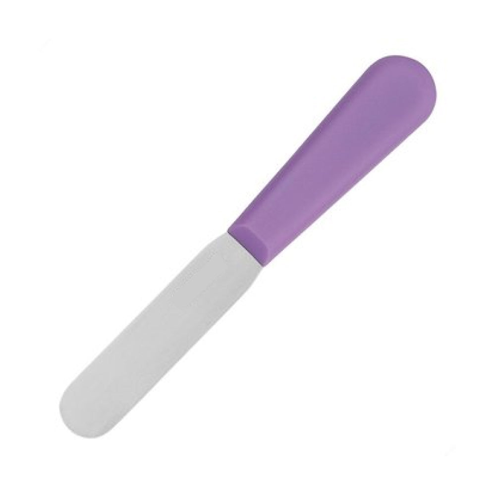 6-Inch Straight Pallet Knife displayed on a white background for a clear view of its design and size.