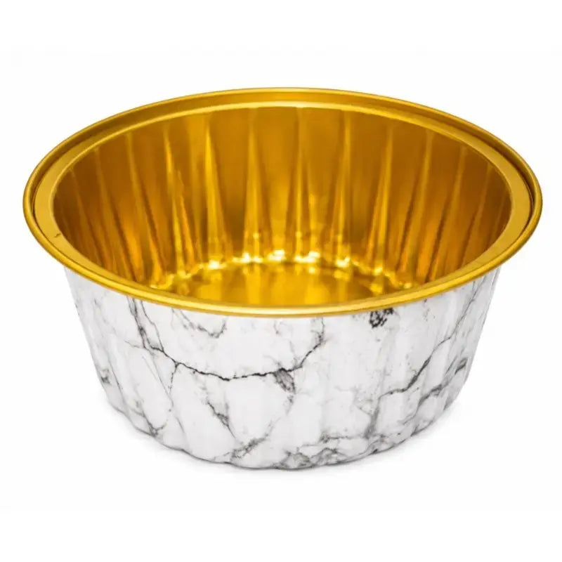 2603-19 CL079 Multicolour Round Foil Containers With Lid 10 Piece Pack