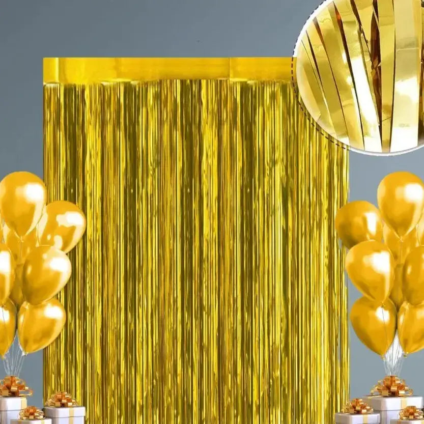 Foil Fringe Curtains (Multiple Designs) TPR163