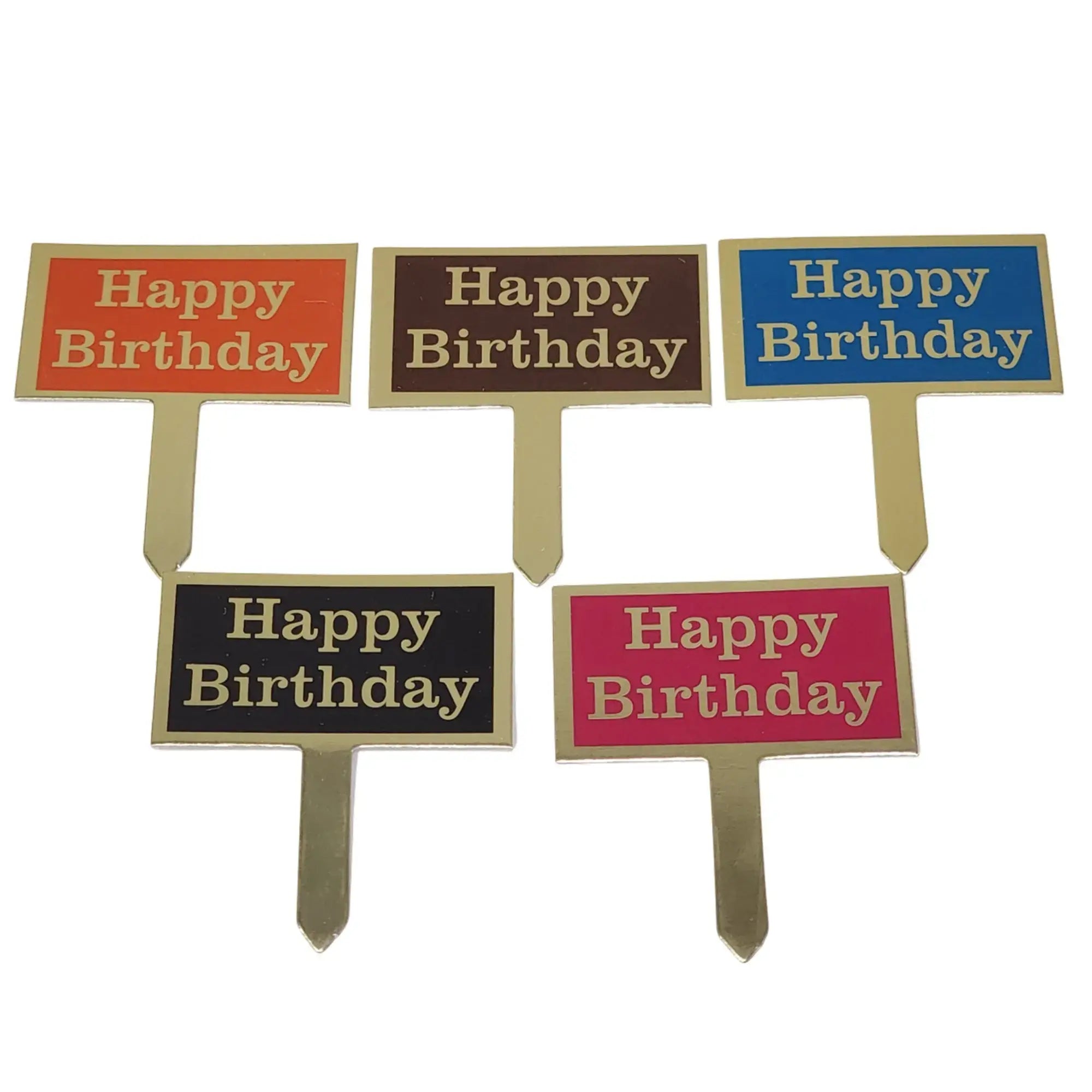 Happy Birthday Paper Cake Tags – 100-piece packet TPR142B