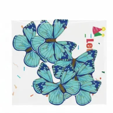 Cake Decoration: TPR233 3D Glitter Butterfly Toppers