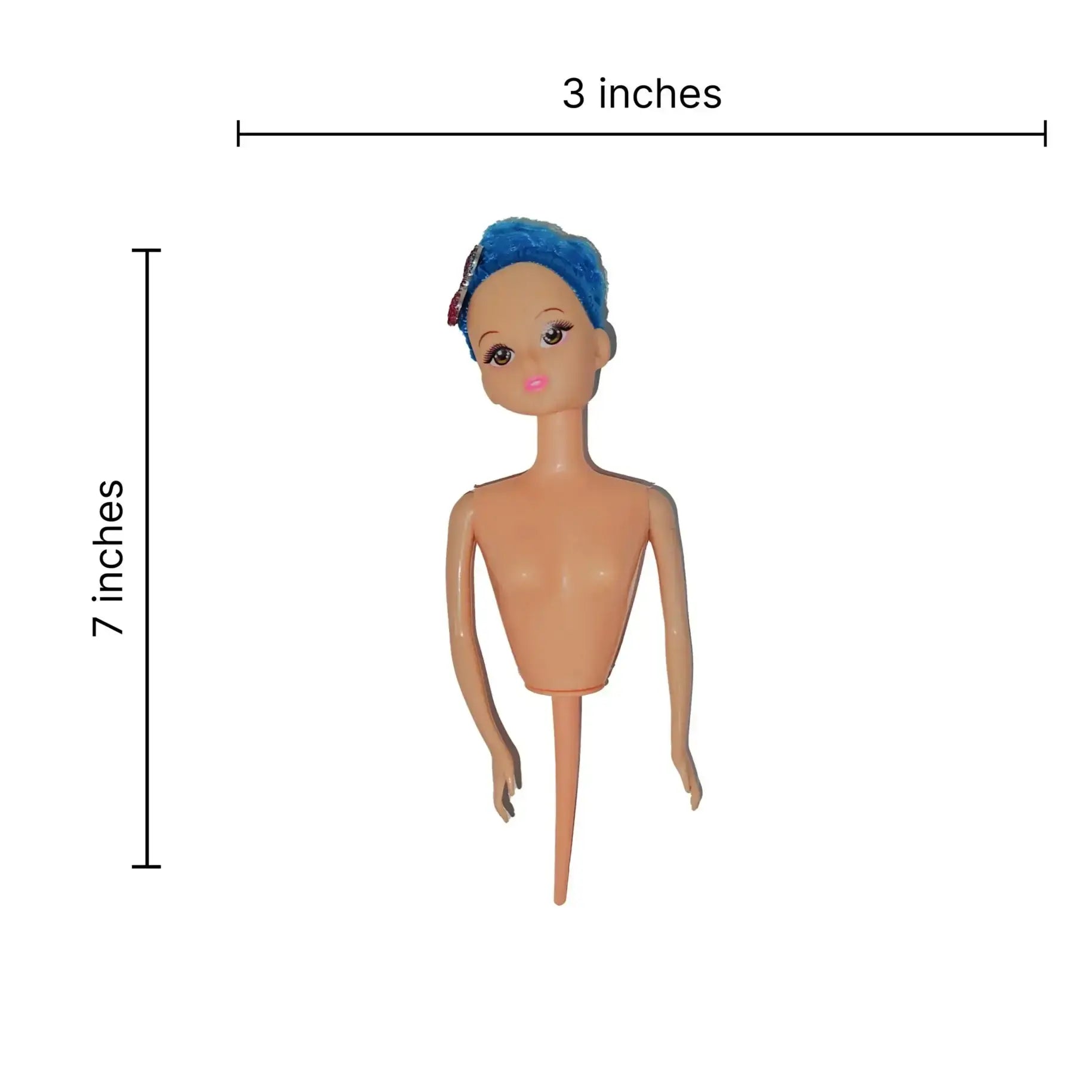 Half body Sweet Barbie Hot Pot Doll 19cm 10pcs packet  BT041