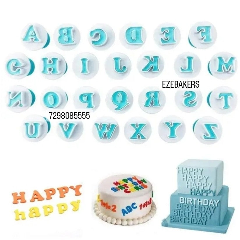 Uppercase Alphabet Plunger CT055
