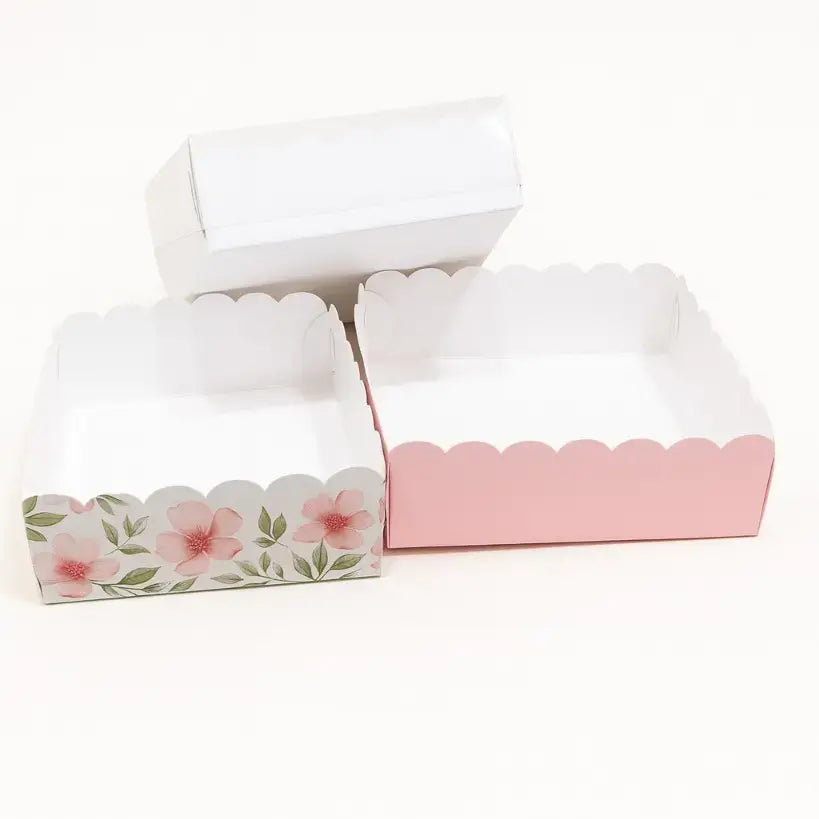 4-Piece Brownie Box – With Lid  16×16×5 | CB037 | Pack Of 10