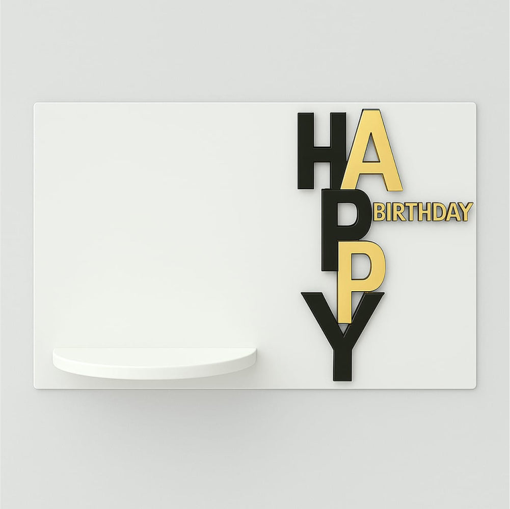 Close-up of Gravity Defying Cake Stand on white background