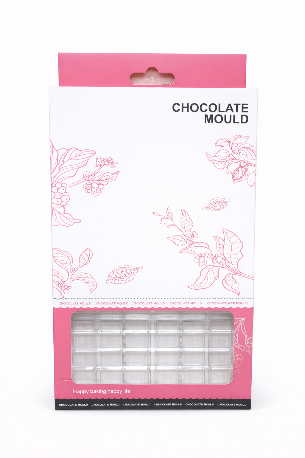 Mini Square Chocolate Mold – Clear Polycarbonate Candy Mold | PC012