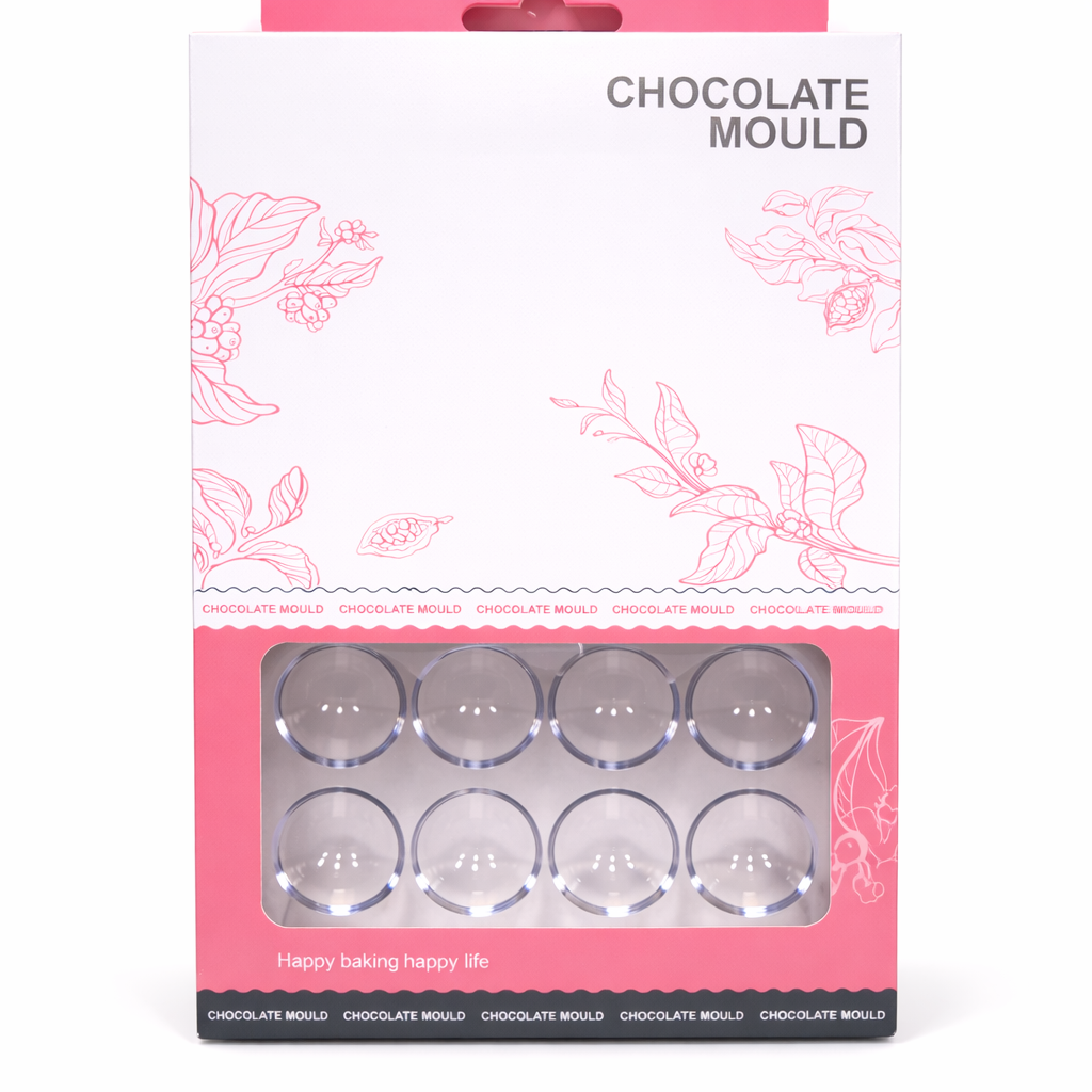 Round Shape Chocolate Mold – Clear Polycarbonate Candy Mold | PC011