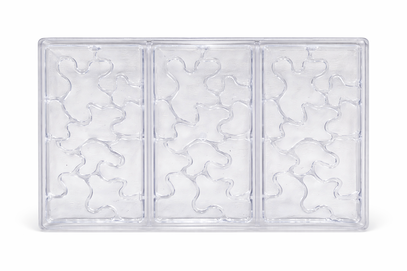 Puzzle Shape Chocolate Mold – Interlocking Abstract Design | PC023