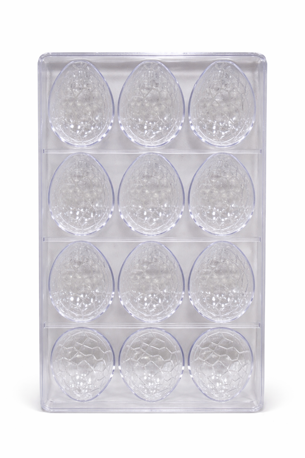 Egg Shape Chocolate Mold – Textured Polycarbonate Candy Mold | PC007