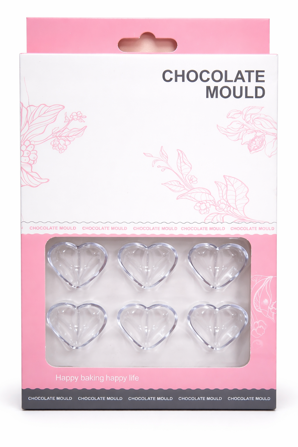 Heart Shape Polycarbonate Chocolate Mold – Multi Cavity Candy Mold Design 2 | PC002 | MOQ: 5 Pieces