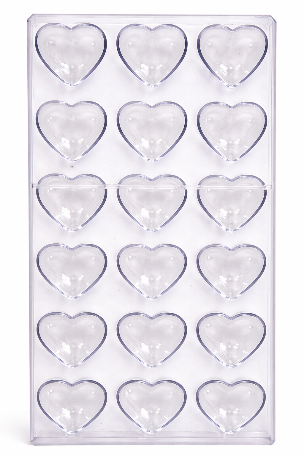 Heart Shape Polycarbonate Chocolate Mold – Multi Cavity Candy Mold Design 2 | PC002 | MOQ: 5 Pieces