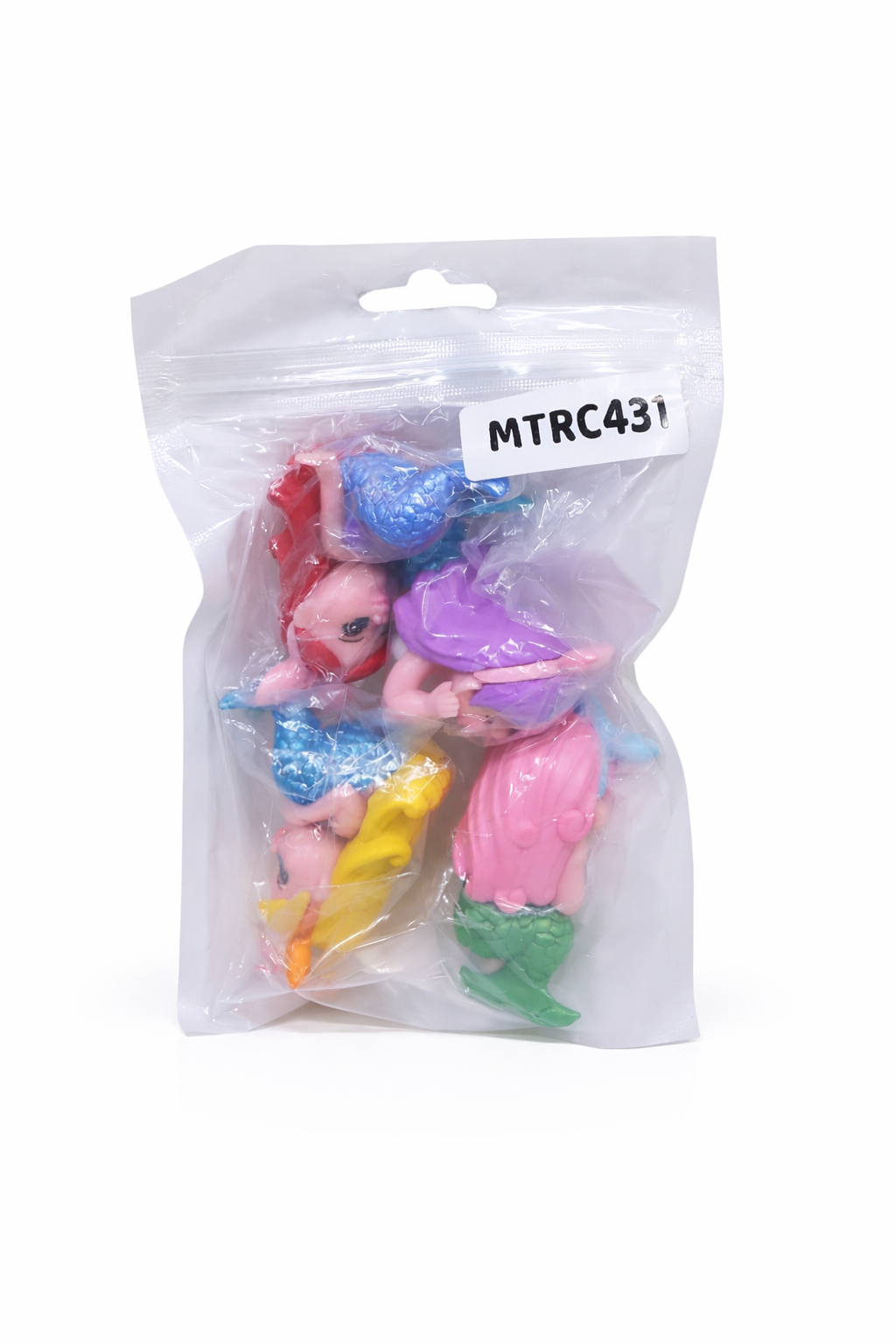 Cute Mermaid Cake Topper Figurines – Sleeping & Sitting Mermaid Set | MTRC431