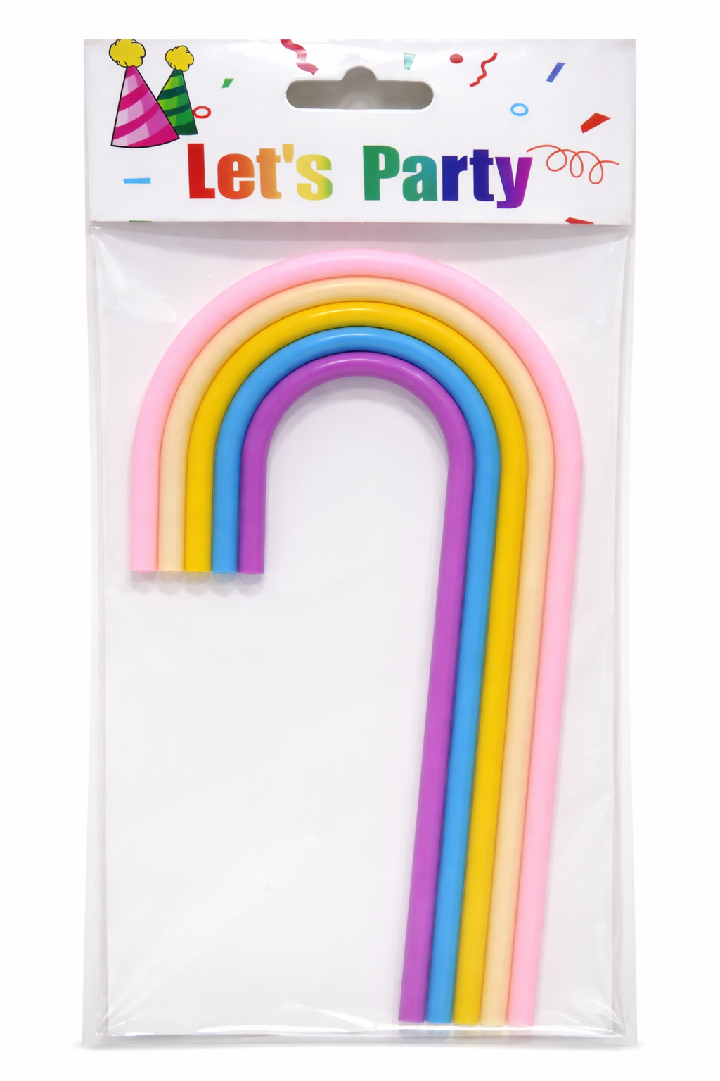 Multicolour Rainbow Arch Cake Topper Set – Soft TPR Decoration | TPR235