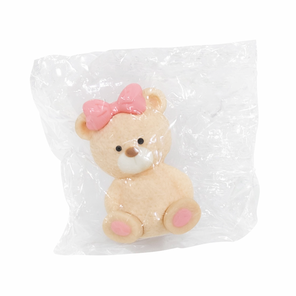 Mini Teddy Bear Cake Topper Set – Heavy Silicone Cute Bear Decoration | Multicolour | CTT055