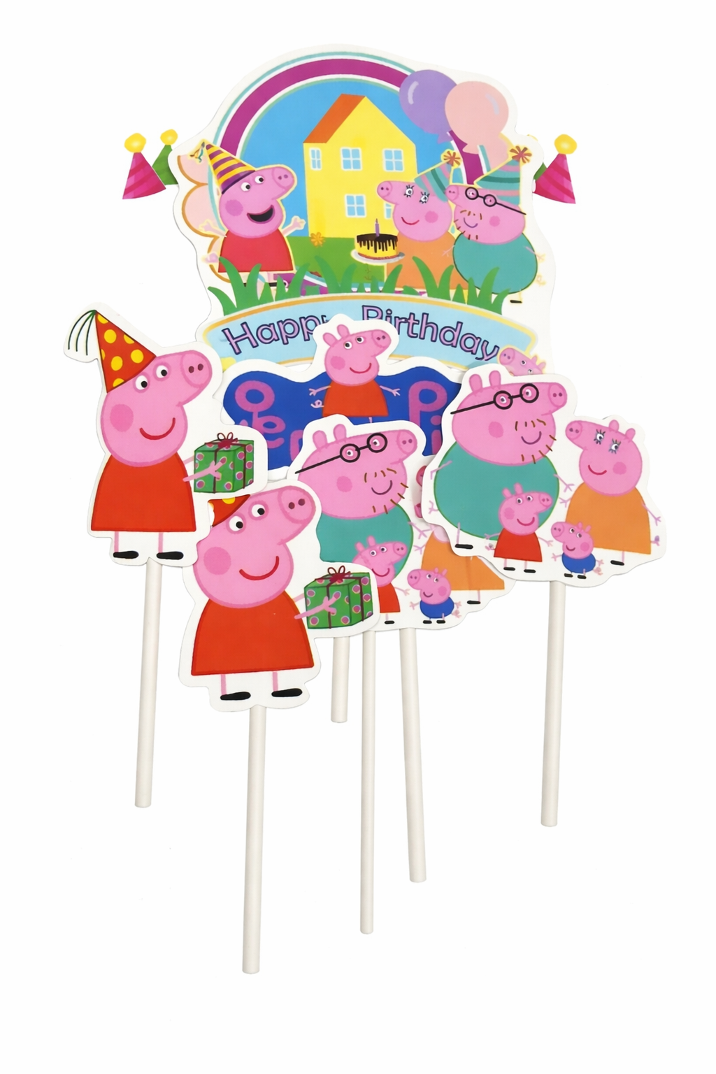 Cartoon Theme Topper – Fun Decorative Cake Accent | TPR218
