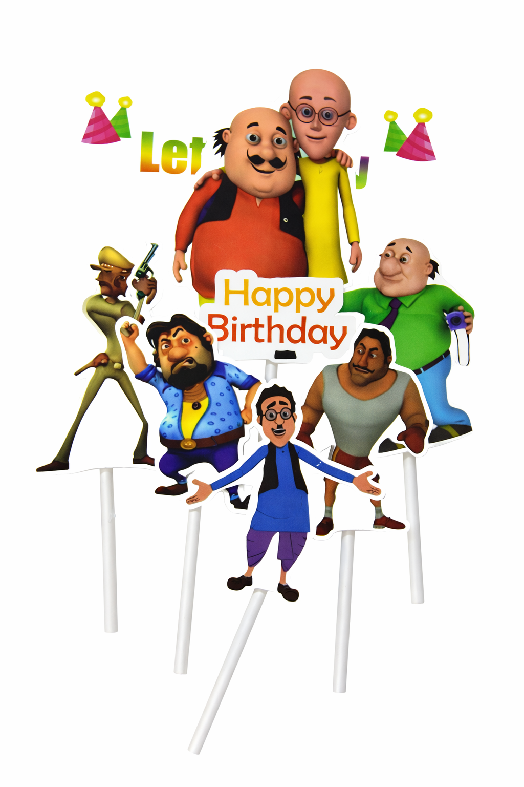 Cartoon Theme Topper – Fun Decorative Cake Accent | TPR218