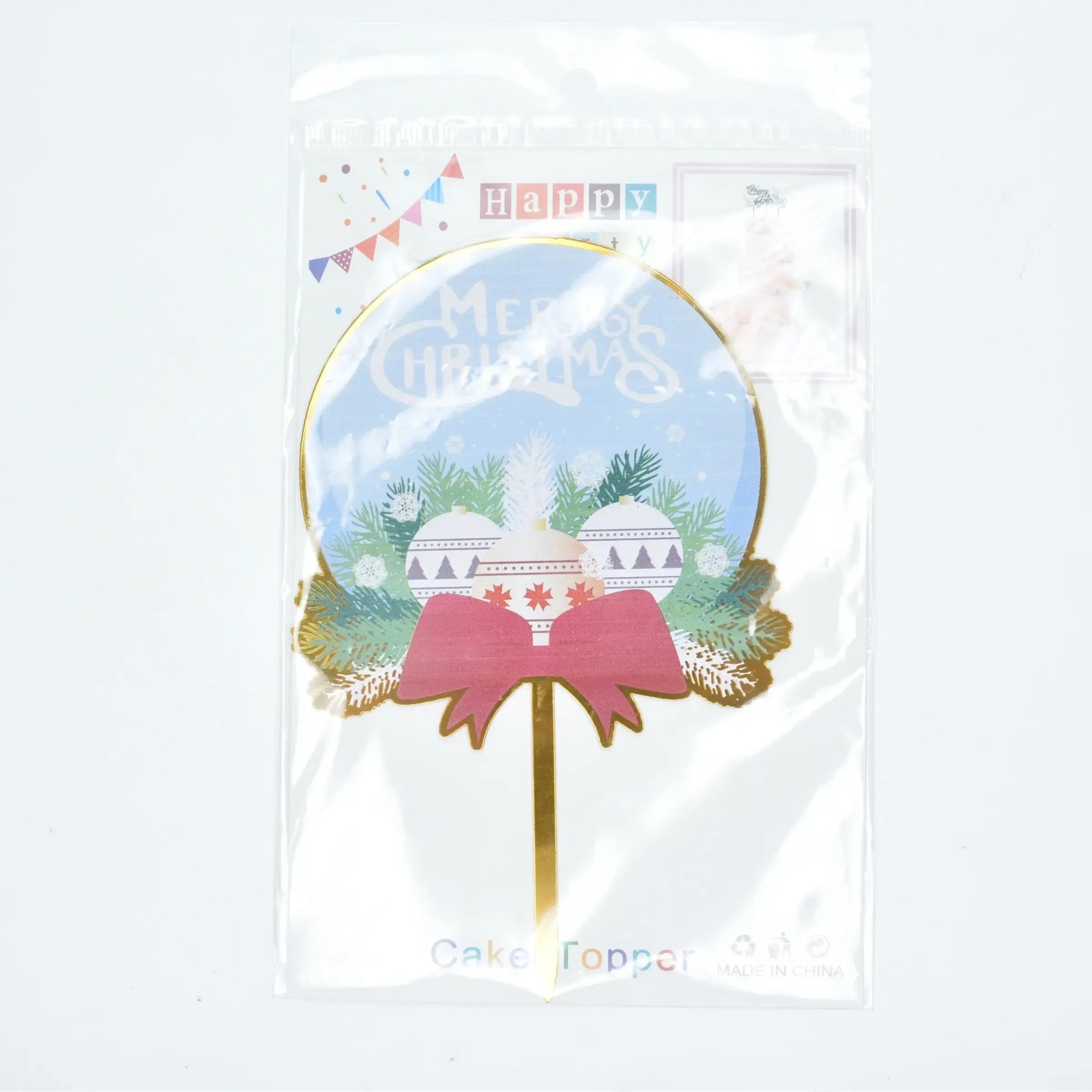 Christmas Themed Cake Topper Design 5  TPR172