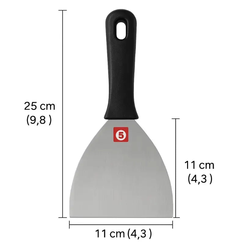 Dough Scrapers with Black Handle