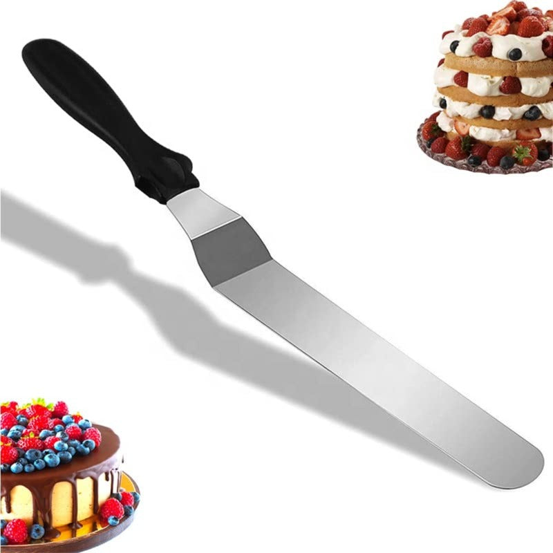 10-Inch Angular Palette Knife – Perfect Tool for Precise Cake Decoration BT016C