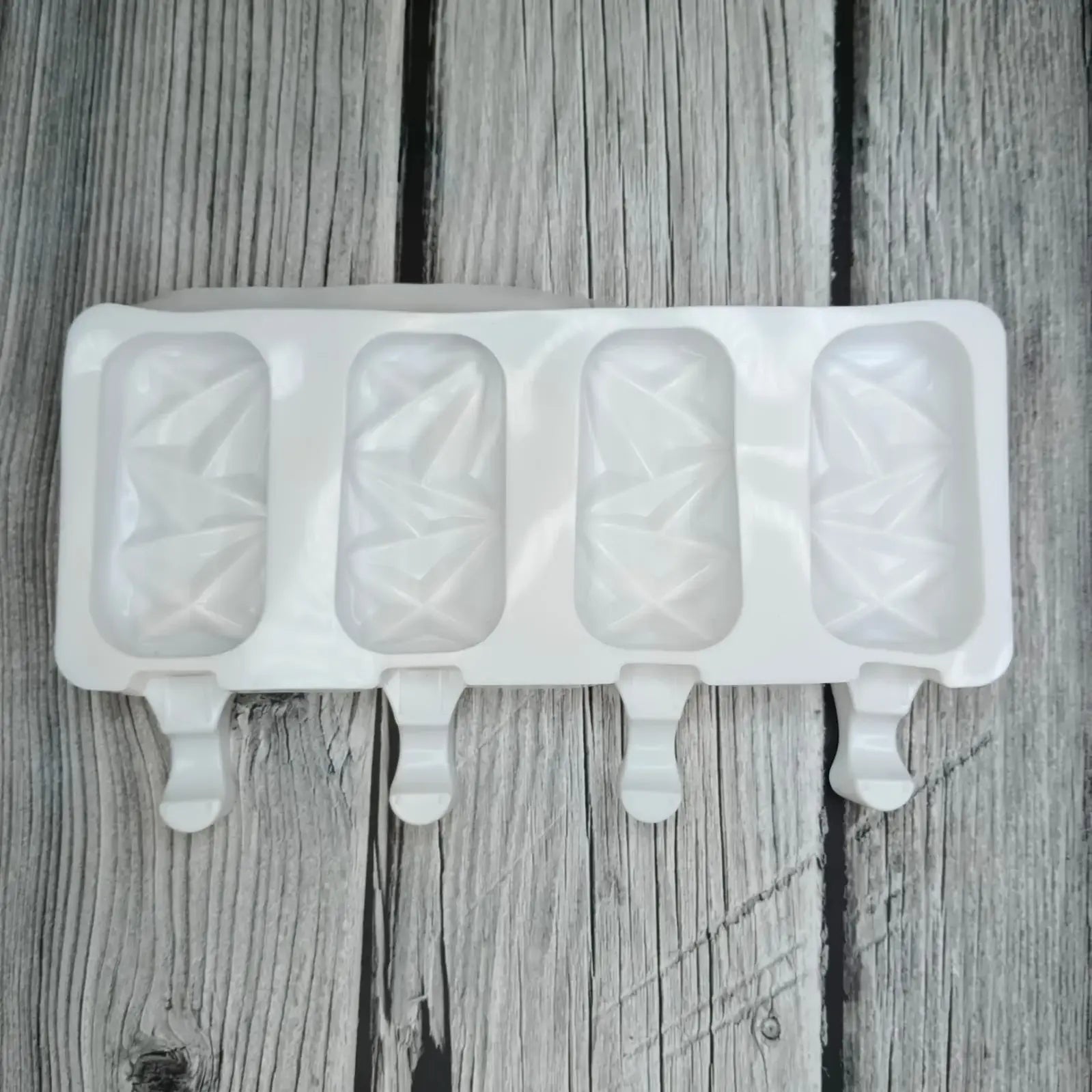 4 Cavities Hill Popsicles Mold Non-stick Silicone Ice Cream Mold CM233