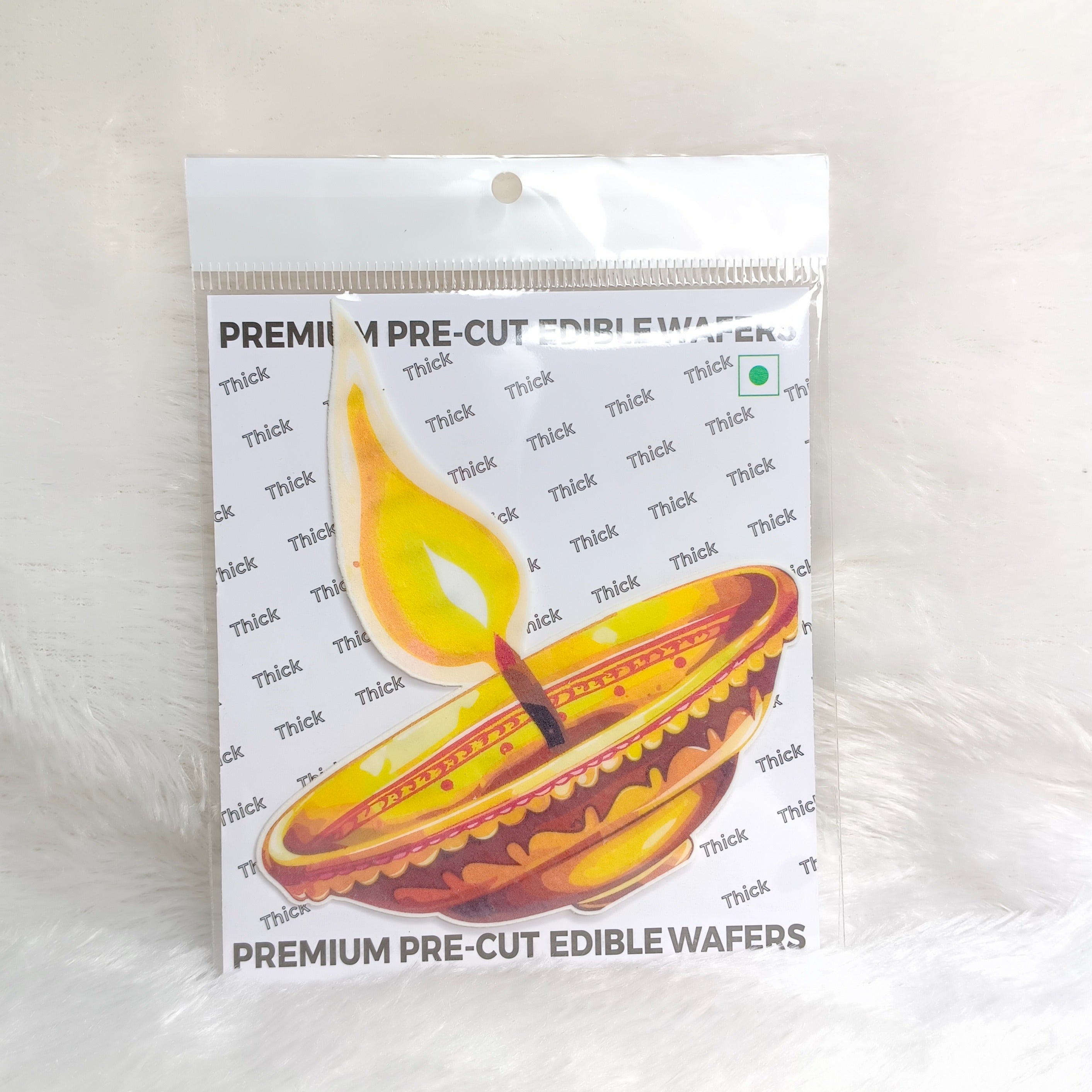 Diwali Edible Theme Topper Pre Cut Wafer Paper High Quality TPR036
