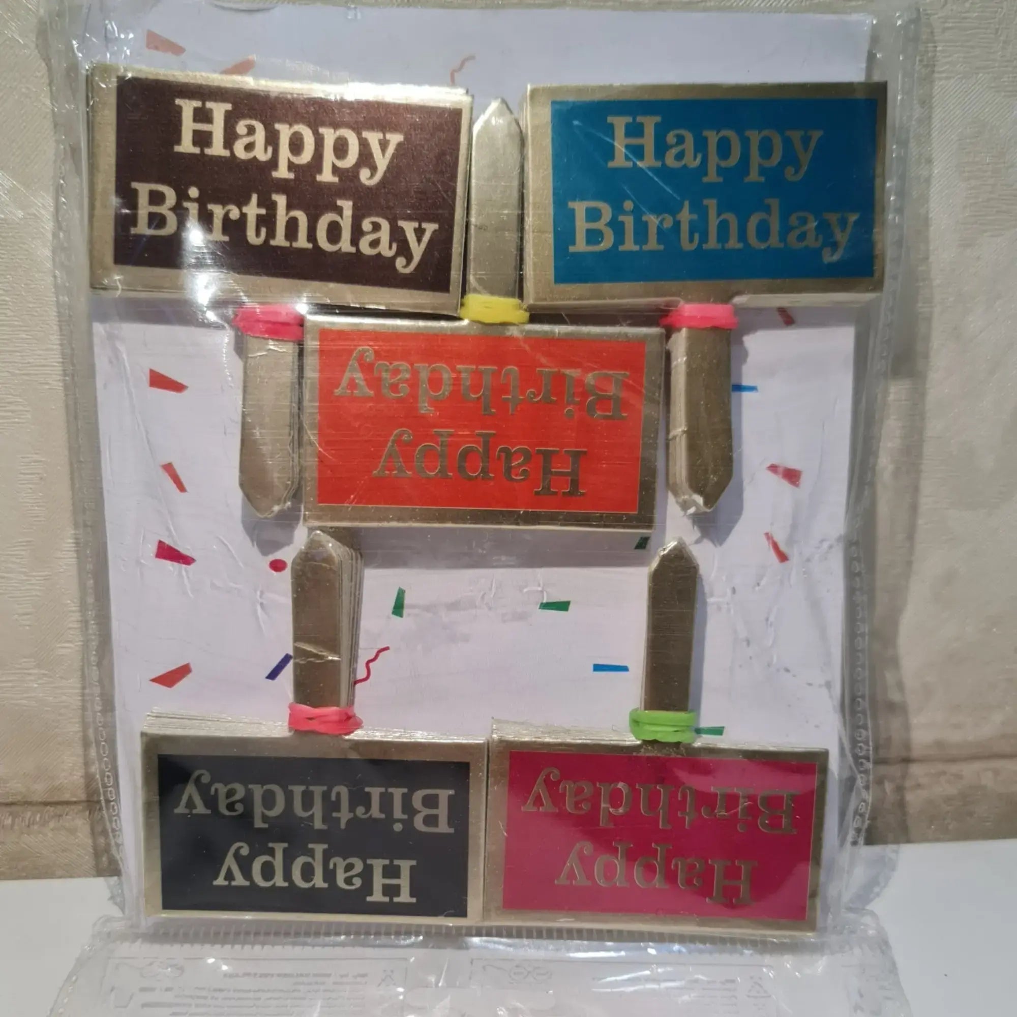 Happy Birthday Paper Cake Tags – 100-piece packet TPR142B