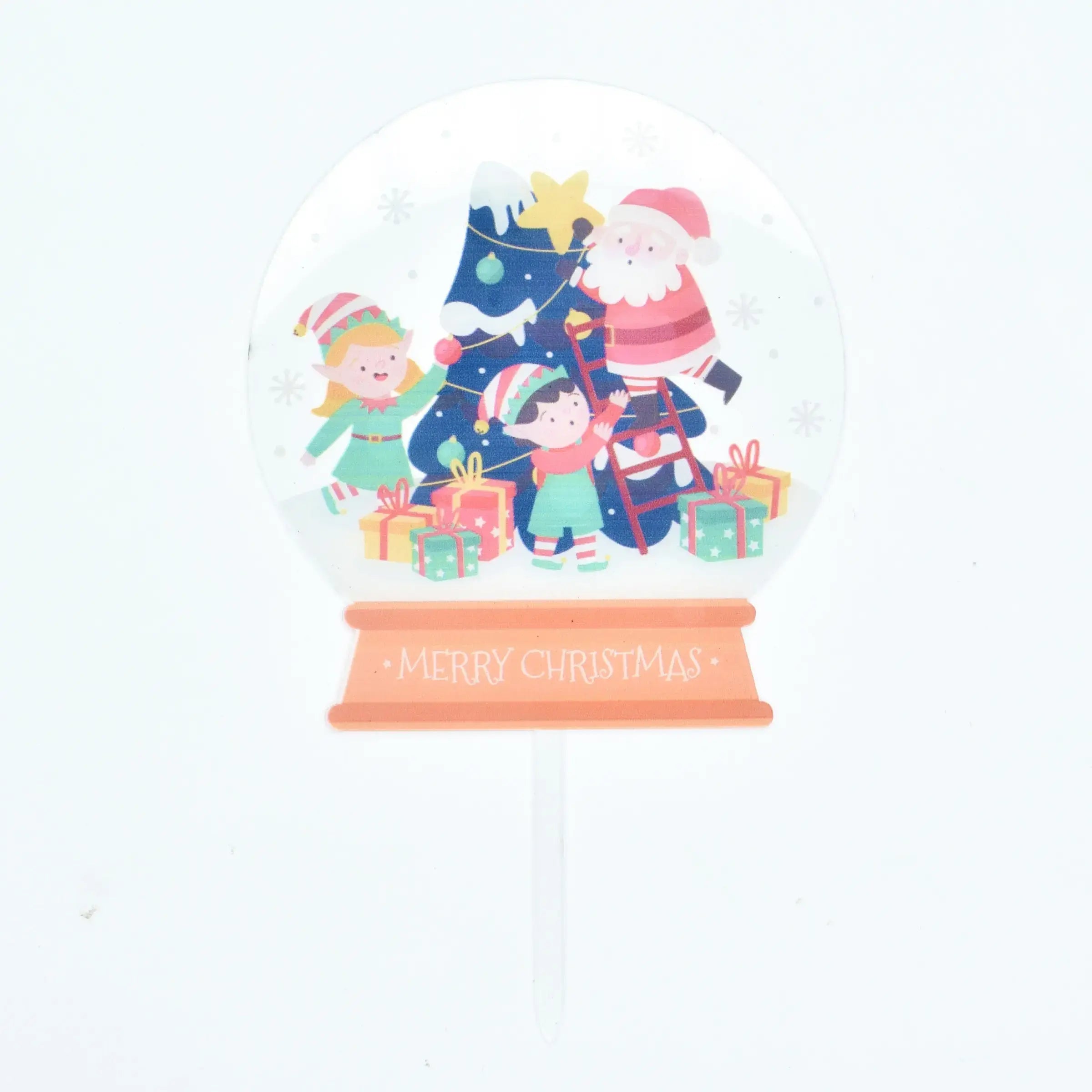 Christmas Themed Cake Topper Design 10  TPR177