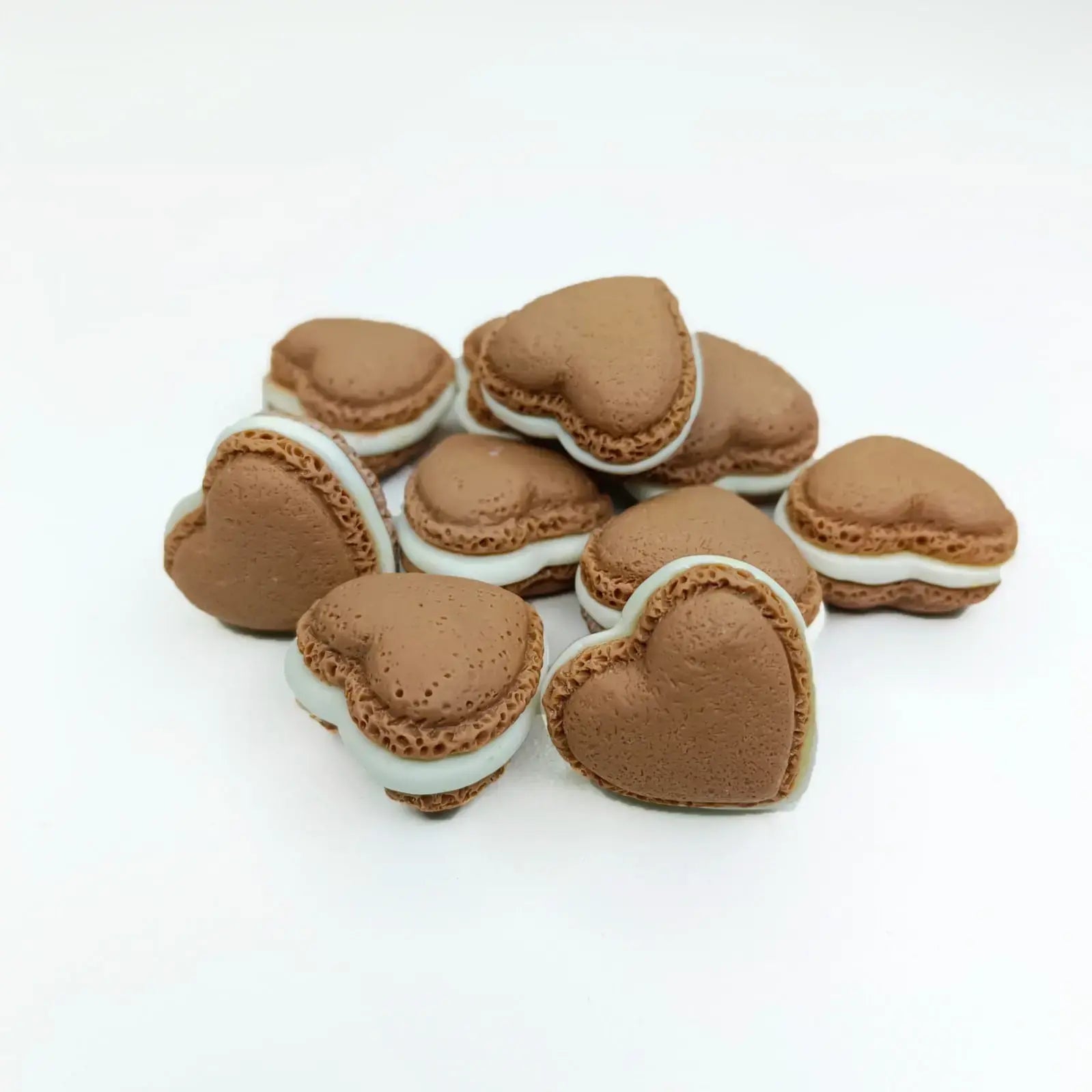 Artificial Heart Macrons (Multiple Colors) 10-Piece Packet TPR120