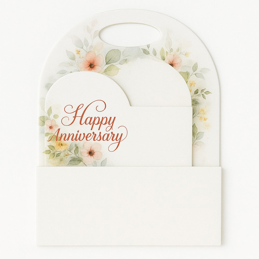 Close-up of Foldable Hamper Cake Stand in folded position on white background